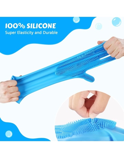 Pet Grooming Gloves for Bathing &amp; Deshedding