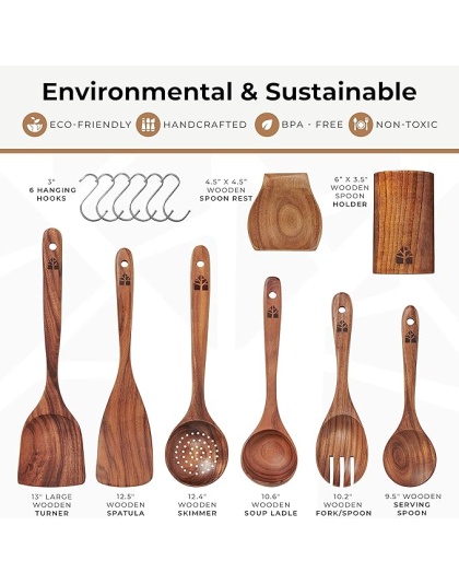 Wooden Spoons for Cooking
