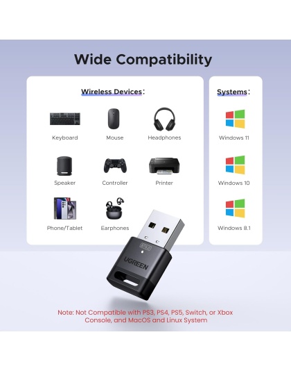 Bluetooth 6.0 Adapter for PC