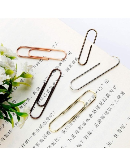 100Pcs/lot Bronze Color Paper Clips