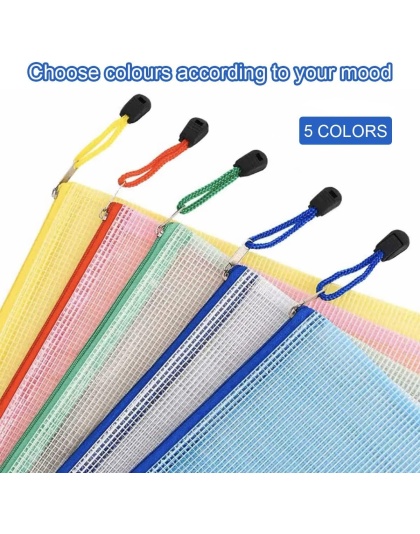 Pack of 15 Mesh Zipper Bags