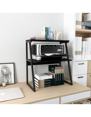 PUNCIA 3 Tier Wood Desktop Printer Stand