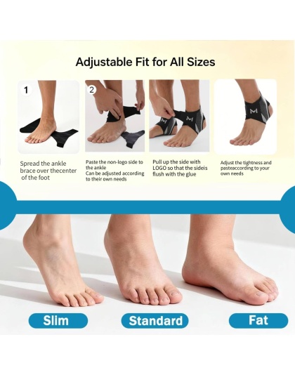 2 pcs Lightweight &amp; Breathable Ankle Support