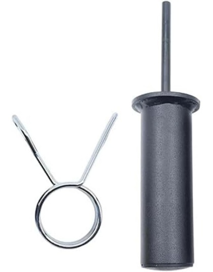 Solid Steel Weight Stack Pin with Spring Collar for Gym Cable Tower