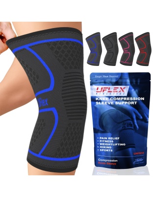 UFlex Athletics Compression Knee Brace for Women &amp; Men Knee Sleeves Support for Sports