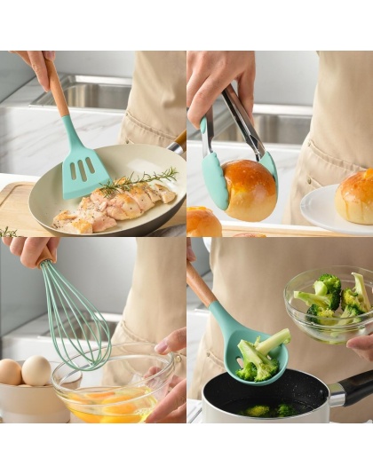 Silicone Kitchen Utensils Set