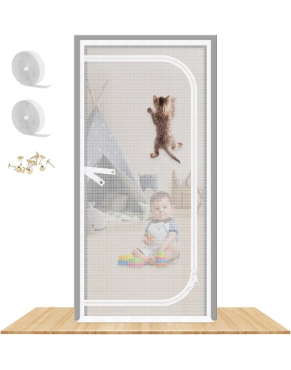 Reinforced Cat Screen Door